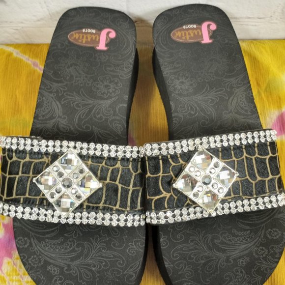 Justin Boots Flip Flops - Picture 3 of 6